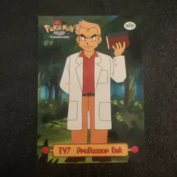 Pokemon Card - Professor Oak TV7 - TV Animation Edition - Topps Series 1 - Image 1