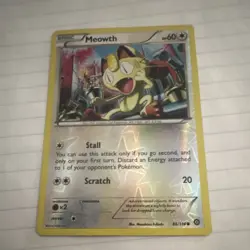 Pokemon TCG Meowth 88/114 Basic Holo 2016 Card English Masakazu Fukuda Standard - Image 1