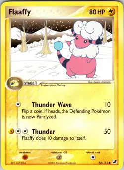 Flaaffy 56/115 Unseen Forces Pokemon TCG LP Normal - Image 1