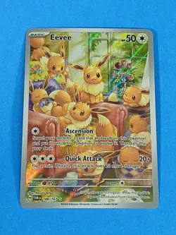 Pokemon Twilight Masquerade Eevee 188/167 Illustration Rare - Image 1