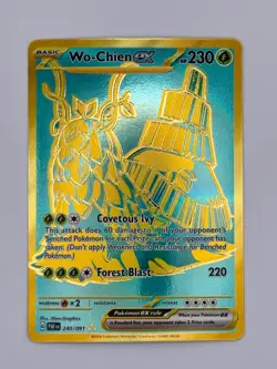 🇨🇦 Wo-Chien ex 240/091 - Paldean Fates Pokemon Hyper Rare Holo - NM - Image 1