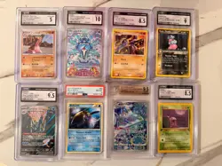 Pokemon TCG slab lot! 8 slabs 6 CGC 1 PSA 1 BGS - Image 1