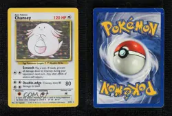 Chansey Holo Pokemon Base Set #3 1999 - Image 3