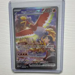 Pokemon Ethan's Ho-Oh ex Full Art Foil Special Illustration Rare Destined Rivals - Image 1