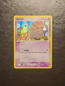 2005 Pokemon Emerald Spoink [Reverse Holo] #65/106 - Image 1