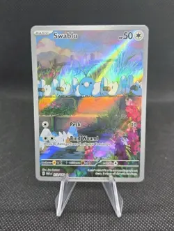 Swablu 213/182 Paradox Rift Pokemon English Illustration Rare - Image 1