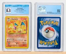 Charizard 3/110 Legendary Collection Non-Holo CGC 8.5 NM/Mint+ 2002 Pokemon WotC - Image 1