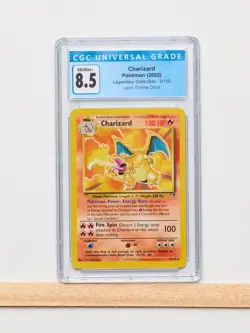 Charizard 3/110 Legendary Collection Non-Holo CGC 8.5 NM/Mint+ 2002 Pokemon WotC - Image 2
