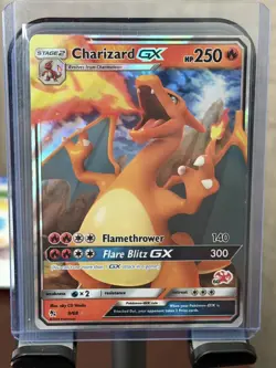 Charizard GX 9/68 Ultra Rare - Hidden Fates : Battle Academy - Pokemon TCG LP-MP - Image 1