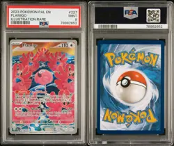 2023 POKEMON PAL EN-PALDEA EVOLVED ILLUSTRATION RARE #227 FLAMIGO PSA 9 - Image 5