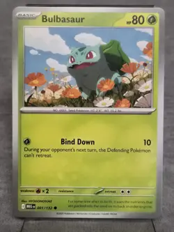 Bulbasaur 001/132 Common Regular - Pokemon TCG Mega Evolution - NM - Image 1