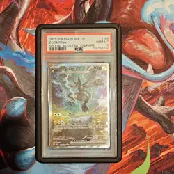 The Pokemon Company Pokemon Zekrom ex SAR Holo Sv: Black Bolt 166/086 PSA 10 - Image 1