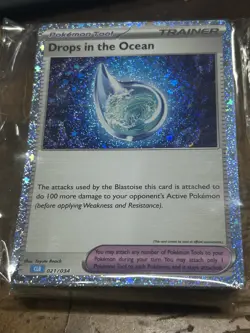LOT OF (50) Drops In The Ocean” 021/034 Powers Premium Coll. Holo Cosmos - Image 1
