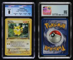 Pikachu 1st Ed. Pokemon Jungle CGC 8 1999 - Image 3