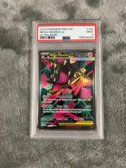 2025 POKEMON MEG EN-MEGA EVOLUTION ULTRA RARE #162 MEGA MAWILE EX PSA 9 - Image 1