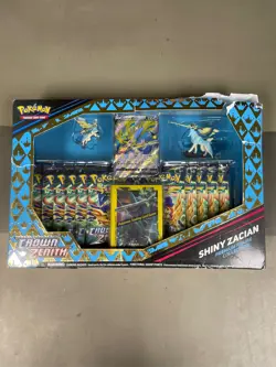 Pokemon Crown Zenith Shiny Zacian Premium Figure Collection - Image 1
