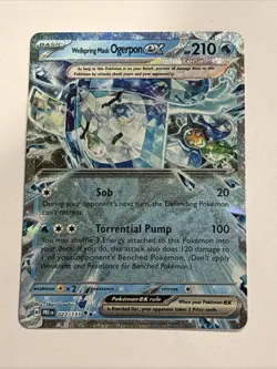 Wellspring Mask Ogerpon ex 027/131 Sv: Prismatic Evolutions Holo Pokemon TCG NM - Image 1