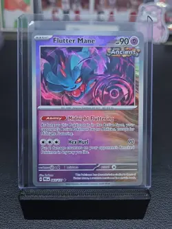 Flutter Mane Master Ball Holo 043/131 2025 Pokemon Prismatic Evolutions NM - Image 1