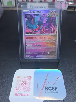 Flutter Mane Master Ball Holo 043/131 2025 Pokemon Prismatic Evolutions NM - Image 5