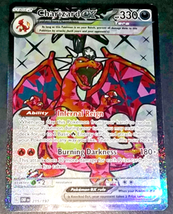 POKEMON TERA EX FULL ART LOT: CHARIZARD TYRANITAR GARCHOMP VESPIQUEN + 1 (EX/NM) - Image 2