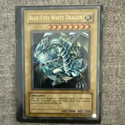 Yugioh SEALED Blue-Eyes White Dragon JMP-001 Ultra Rare Magazine Promo!! - Image 1