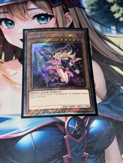 Dark Magician Girl (7th Art) RA04-EN107 Platinum Secret 1st Edition NM Yugioh - Image 1