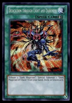 Yu-Gi-Oh TCG Yugi's World #LCYW-EN069 Dedication through Light and Darkness ScR - Image 1