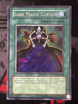 Dark Magic Curtain PP01-EN008 Unlimited Secret Rare MP - Image 2