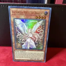Yu-Gi-Oh! Victorica Angel of Bravery Effect Holo 1st Edition DIFO-EN042 - Image 1