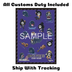 ONE PIECE TCG GAME Official Card Sleeve 14 Brook SET 70 PIECES Promo - Image 1