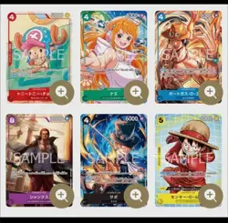 One Piece McDonald's Promo 6 Card Set Sealed Pack Japanese - 🇨🇦 Seller - Image 4