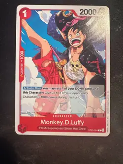 Monkey.D.Luffy - ST23-004- Common - One Piece Card Game N/M - Image 1