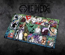 One Piece Table Playmat Roronoa Zoro OPCG TCG CCG Mice Pad Trading Card Game Mat - Image 1
