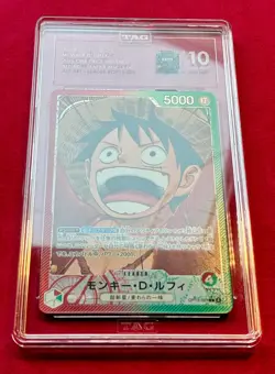 Monkey D. Luffy Alt Art Leader OP13-001 – 2025 One Piece Japanese – TAG 10 GEM - Image 2