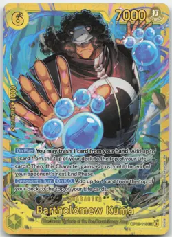 Bartholomew Kuma OP12-119 One Piece Card NM - Image 1