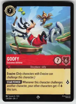 Goofy - Extreme Athlete Super Rare Archazia's Island 139/204 Disney Lorcana - Image 1