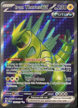 Iron Thorns ex 196/167 Sv06: Twilight Masquerade Holo - Pokemon Card - Image 1
