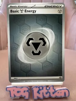 Basic Metal Energy - SVE008 Shrouded Fable Reverse Holo Pokemon Card TCGKITTEN - Image 1