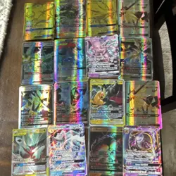 Pokemon GX Tag Team Full Art Holo Lot - 24 Cards Pikachu Mewtwo Lugia Buzzwole - Image 1