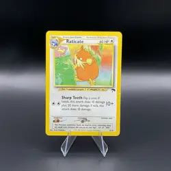 Raticate 6/18 Southern Islands Rare Pokemon Card MP - Image 1