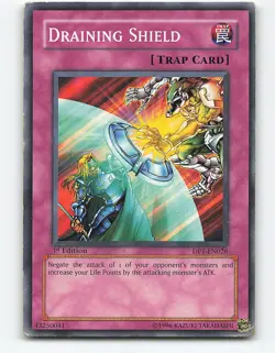 Draining Shield #DP1-EN026 1st Edition Yugioh Card - Image 1