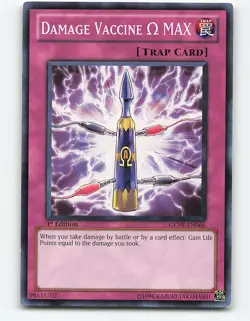 Damage Vaccine Omega MAX #GENF-EN066 1st Edition Yugioh Card - Image 1
