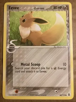 Eevee Pokemon Card Delta Species 68/113 LP - Image 1