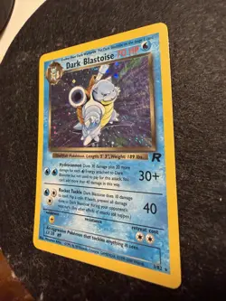 Pokemon TCG Dark Blastoise Holo Rare Card 3/82 LP+ - Image 3