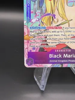 Black Maria Illustration Box Vol.2 OP08-074 One Piece Promotion Card Foil NM - Image 3