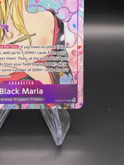 Black Maria Illustration Box Vol.2 OP08-074 One Piece Promotion Card Foil NM - Image 5