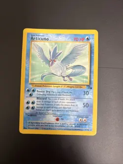 Articuno 17/62 - Pokemon Fossil Unlimited Rare Card WOTC - LP Non Holo - Image 1