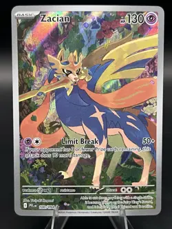 Zacian 100/094 - Me02: Phantasmal Flames Pokemon Trading Card Game Holo - Image 1