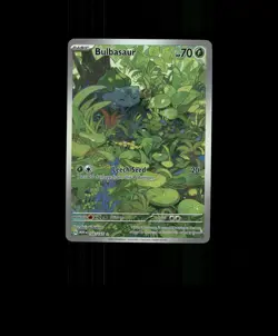 FAN-ART READ DESCRIPTION BELOW HOLO Bulbasaur Card Bulbasaur Pokemon Card p2 - Image 1