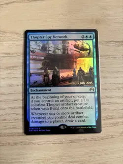 FOIL Thopter Spy Network Prerelease Promo - NM MTG Magic Card - Image 1